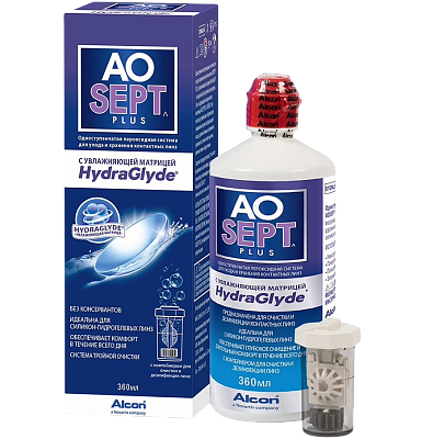 Aosept Plus HydraGlyde (360 мл)
